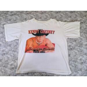 Kenny Chesney Margaritas Senoritas Tour 2003 Concert T Shirt Large Country Tee